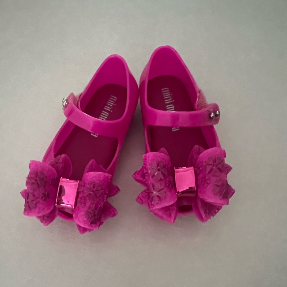 Mini Melissa Girls Ultragirl Shoes in Pink
